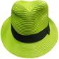 草編紳士帽-綠色