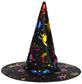 巫婆帽(黑底彩金)-神奇巫婆魔法造型帽子