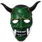 鬼臉獠牙型4(綠)面具