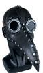 瘟疫醫生-型2(黑)烏鴉面具-中世紀瘟疫醫生防護面罩