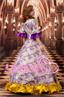 (紫)歐式禮服.長裙禮服.公主貴族禮服(襯裙效果)