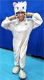 小瑪莉白貓-可愛動物頭套 動物服裝