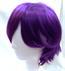短髮-紫色