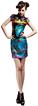 短旗袍(藍馬)-高檔旗袍短禮服-東方氣韻西方藝術融合淋漓盡致修養氣質女洋裝