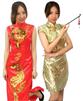 上海風旗袍(亮片)復古風主題派對PARTY服裝-道具服裝出租借店找薪傳(新北板橋)