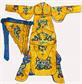 武生(黃) 京劇武將/古代將軍服 黃色蟒袍/黃色靠袍 戲曲舞台裝/傳統戲劇服裝