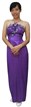 手工紫-改良式旗袍