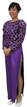 手工紫-外披-改良式旗袍