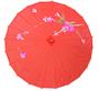 油紙傘 型2(紅) (適合旗袍.古裝.和服 )