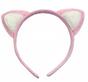 貓耳朵型4-粉底白(髮箍)