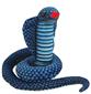 蛇3-眼鏡蛇(藍)布偶