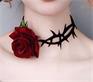 荆棘紅玫瑰脖圈