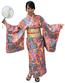 和服(紅碎花)-(女)日本傳統和服