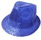 紳士帽(亮片藍)