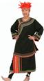 布農原住民女2)-民族傳統服裝 可換羽毛頭飾