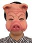 半臉豬(橡膠套頭)-面具
