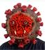 病毒頭套型1-新冠病毒、武漢病毒、新冠肺炎covid-19、防疫中心衛教表演道具頭套出租