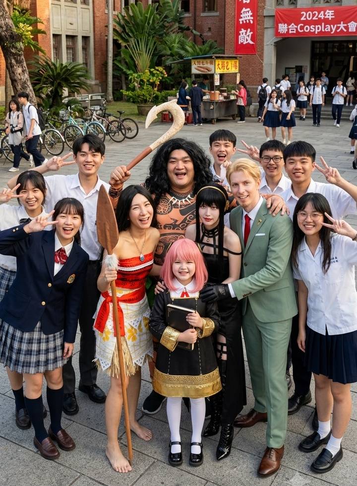 #薪傳服裝出租 #開學季 #迎新活動 #國小開學 #國中迎新 #校門口迎新 #老師變裝 #Cosplay出租 #活動道具服